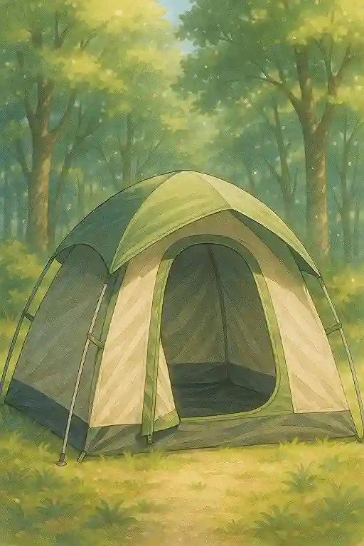 緑のテント