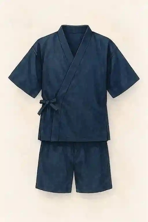 紺色の甚平